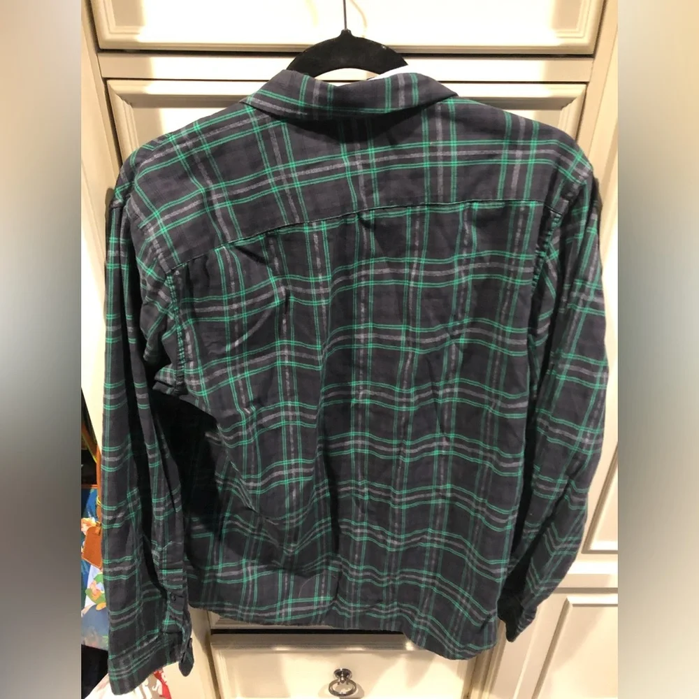 NWOT Banana Republic Long Sleeve Plaid Shirt Medium
